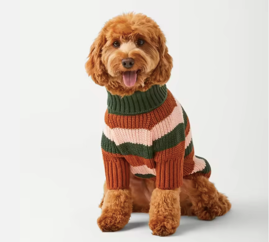 Classic Striped Knit Dog Sweater